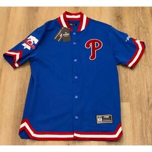 NWT Men's Pro Standard Philadelphia Phillies Warmup - Medium - Royal Blue/Red